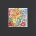 Huey Walker – „Hurley Wakes“, pc. 070 ("Seger Sun IV" written on back) (8 x 8 cm, 2019)