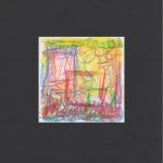 Huey Walker – „Hurley Wakes“, pc. 071 ("Seger Sun II" written on back) (8 x 8 cm, 2019)