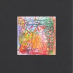 Huey Walker – „Hurley Wakes“, pc. 077 ("Seger Sun I" written on back) (8 x 8 cm, 2019)