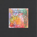 Huey Walker – „Hurley Wakes“, pc. 077 ("Seger Sun I" written on back) (8 x 8 cm, 2019)