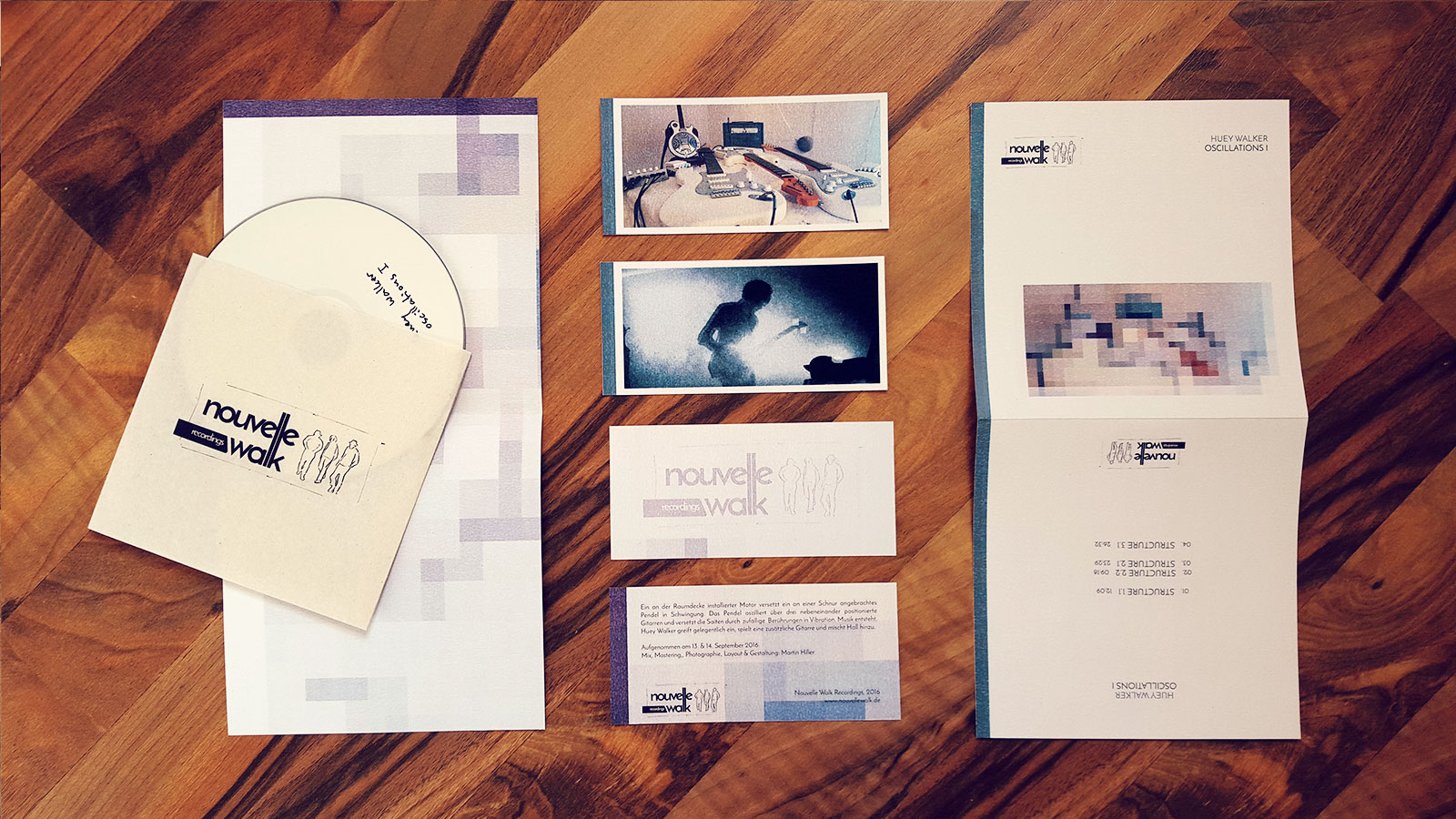 Huey Walker – Oscillations (Album-Artwork)