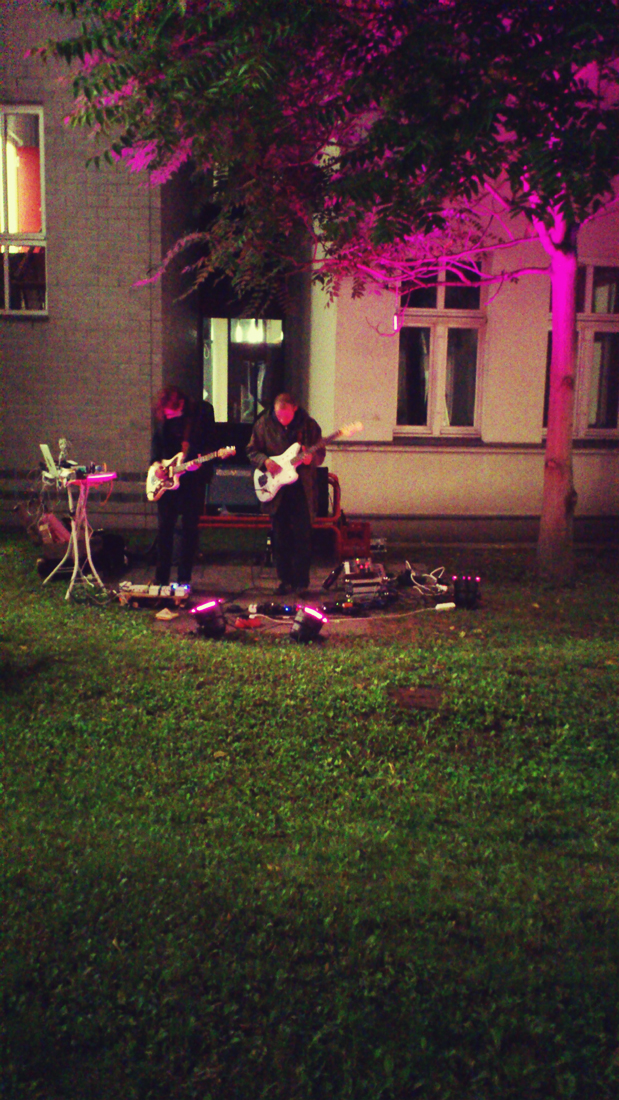 The Splendid Ghetto Pipers live im Amtsgericht, Greifswald (Photo: C. K.)